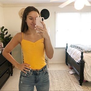 Yellow Top Shop tank top